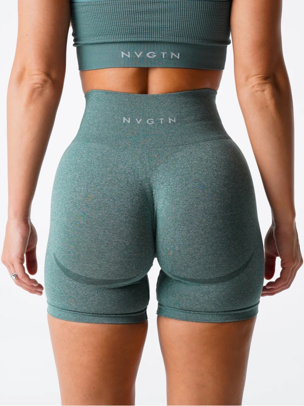NVGTN Contour Seamless Shorts Forrest Green Women’s Large